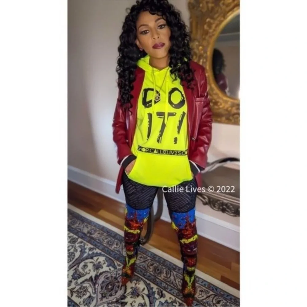 Callie Lives “Do IT” Hoodie Top: Size 2X - Picture 7 of 17